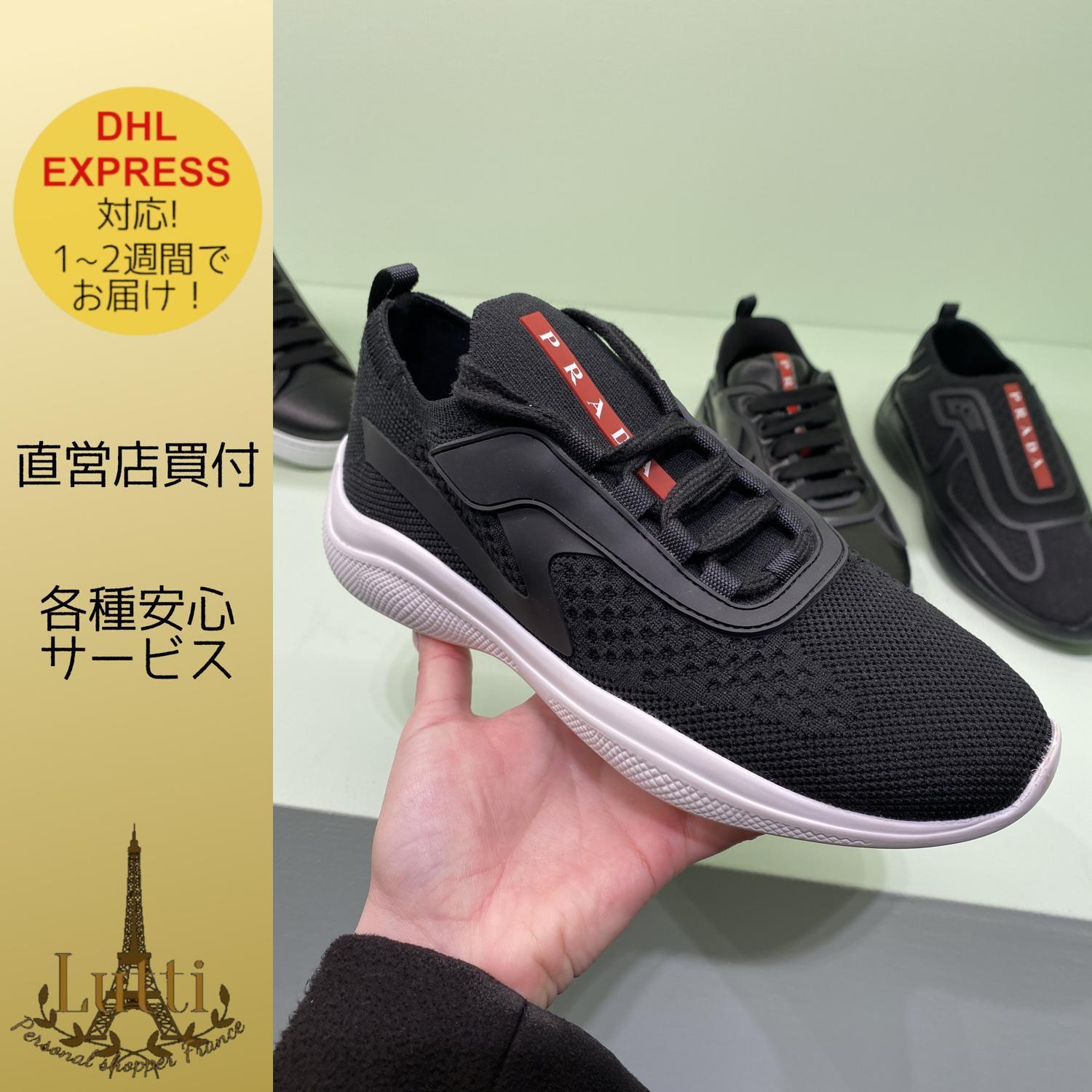 VIP価格! PRADA ロゴメッシュスリッポン 21SS ベストセラー