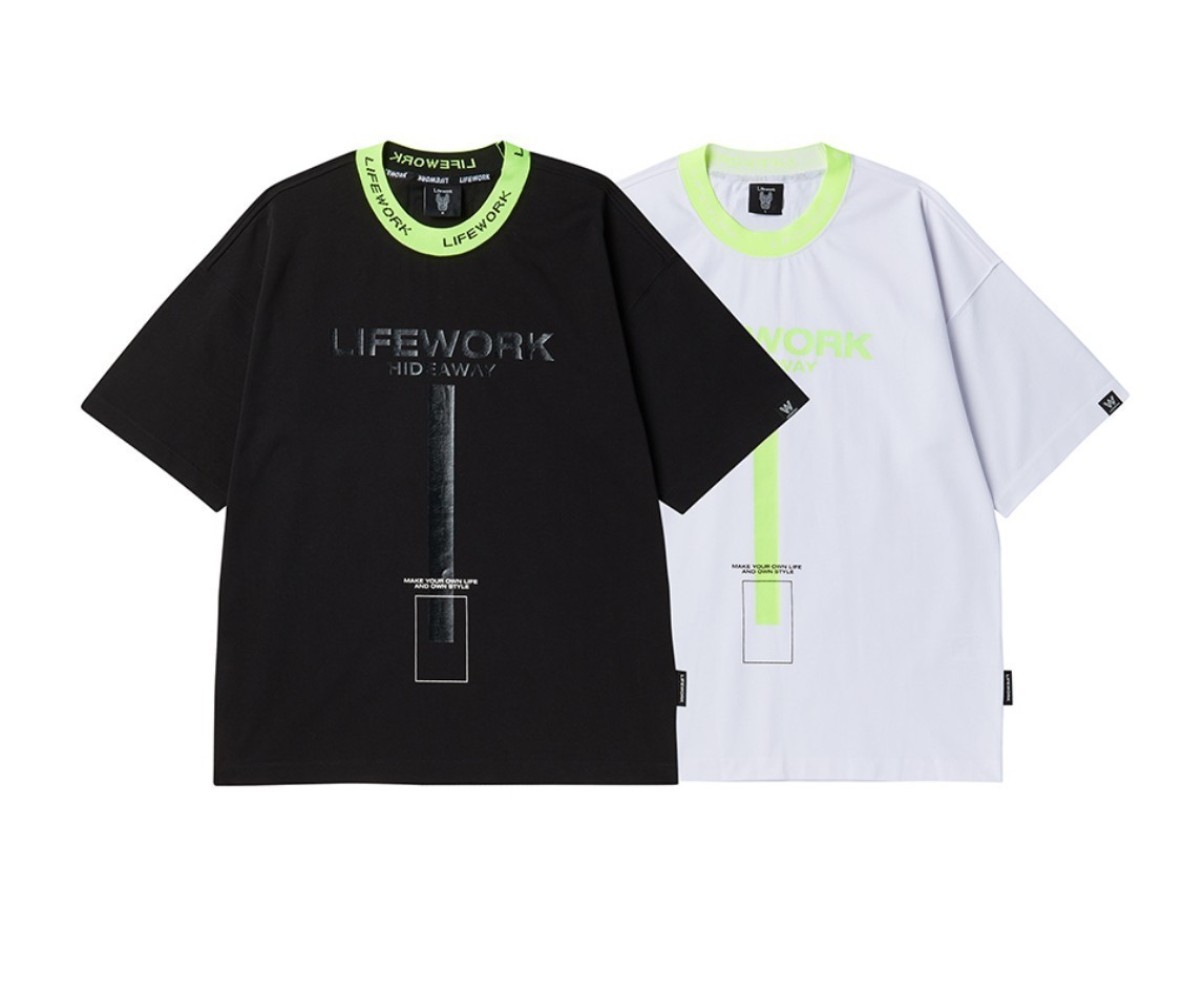 Life Work Tシャツ・カットソー 韓国LifeWork★ネオン リップ Tシャツ★2(2)