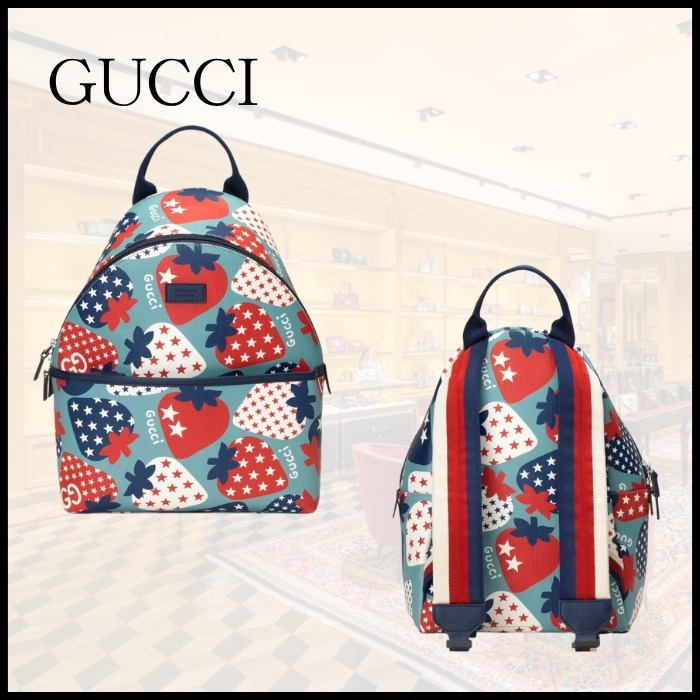 最新入荷 GUCCI★グッチ バックパック スター ストロベリー 直営店買付 子供用リュック・バックパック 最新入荷 GUCCI★グッチ バックパック スター ストロベリー 直営店買付 子供用リュック・バックパック