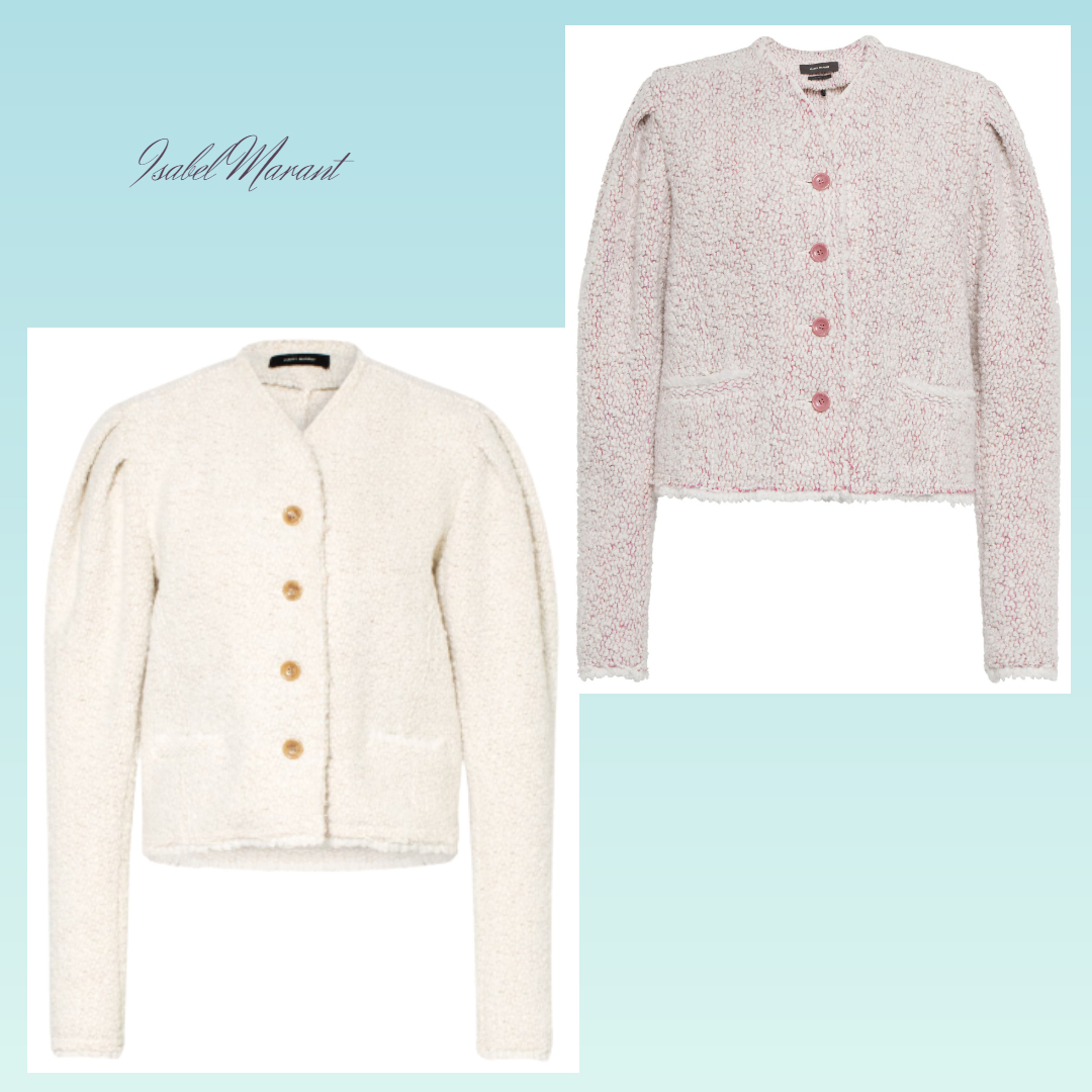 最新デザインの ☆ISABEL MARANT☆ クロップド丈バルーン袖ジャケット♪Izma ジャケット 最新デザインの ☆ISABEL MARANT☆ クロップド丈バルーン袖ジャケット♪Izma ジャケット