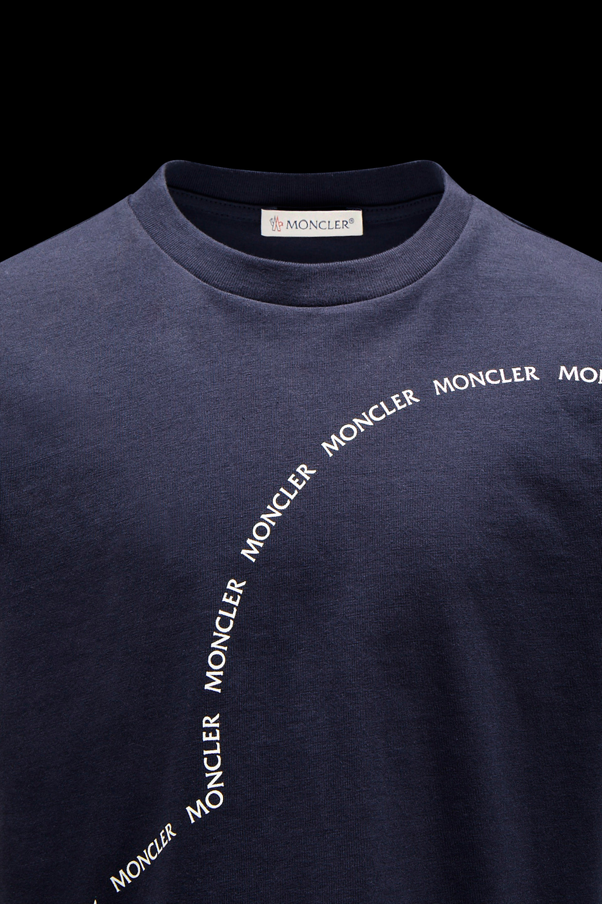 MONCLER2022春夏新作キッズ ロゴプリント入り半袖Tシャツ 8A/10A MONCLER2022春夏新作キッズ ロゴプリント入り半袖Tシャツ 8A/10A
