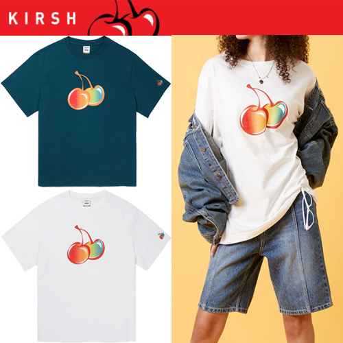 ★2022SS新作★KIRSH X POLAROID★BIG CHERRY T-SHIRT