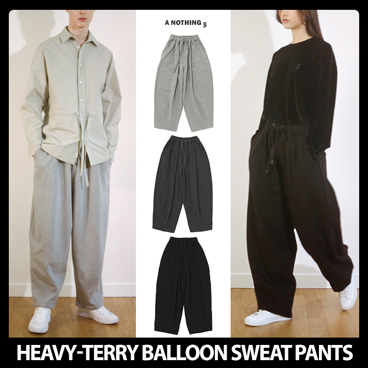 高価値 【A NOTHING】スウェットパンツ HEAVY-TERRY BTSジョングク着用 高価値 【A NOTHING】スウェットパンツ HEAVY-TERRY BTSジョングク着用
