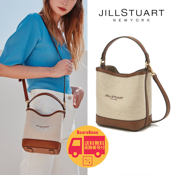 ショルダーバッグ・ポシェット JILLSTUART [NEW PAPER] CANVAS BUCKET BAG S BBH4086