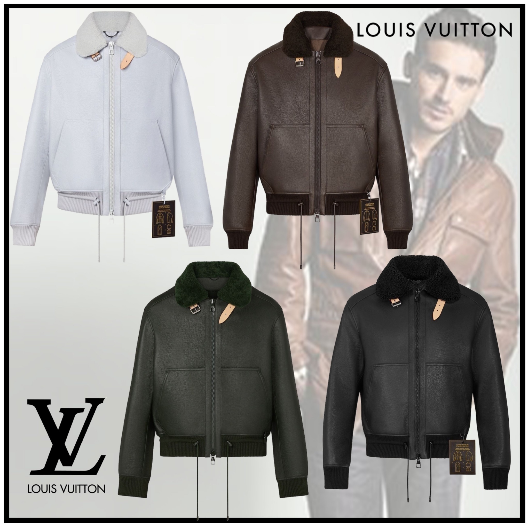 Shop Louis Vuitton Biker Jackets (1A8WVX 1A8WVY 1A8WVZ, 1A8WVT