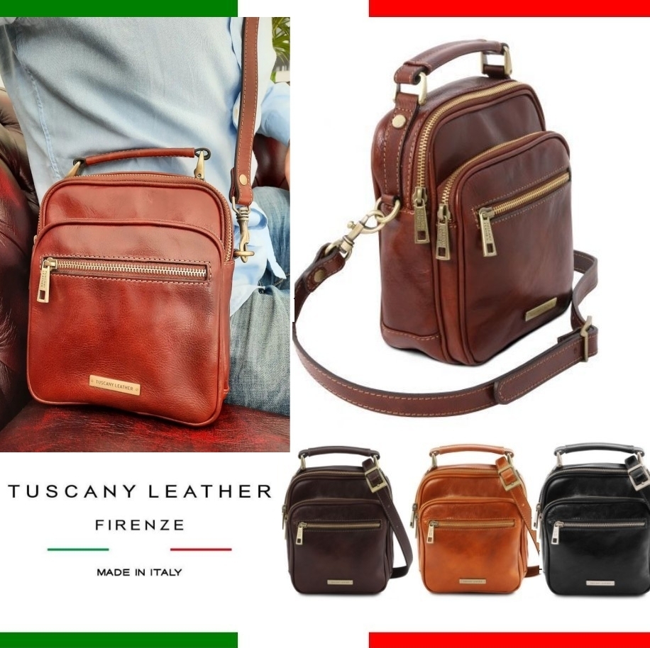 日本未入荷イタリア製【TuscanyLeather】革ショルダーバッグPAUL