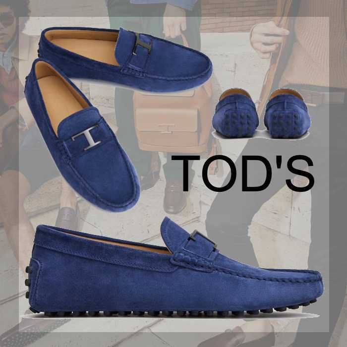 格安SALEスタート! TOD'S直営店◆スエード 国内未入荷 ブルー ゴミーノモカシン ローファー・オックスフォード 格安SALEスタート! TOD'S直営店◆スエード 国内未入荷 ブルー ゴミーノモカシン ローファー・オックスフォード