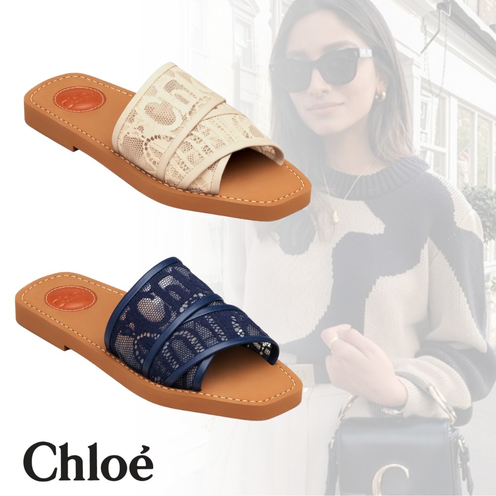 Chloé クロエ Woody フラットミュール サンダル
