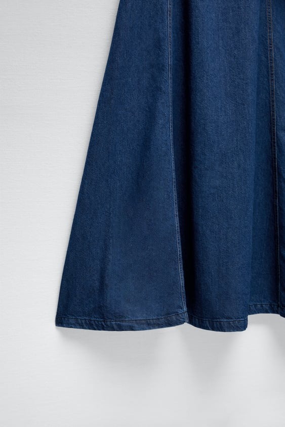 すぐ届く★国内発【ZARA】完売品★デニムワンピース 値引き 完売!デニムワンピース ミニワンピース