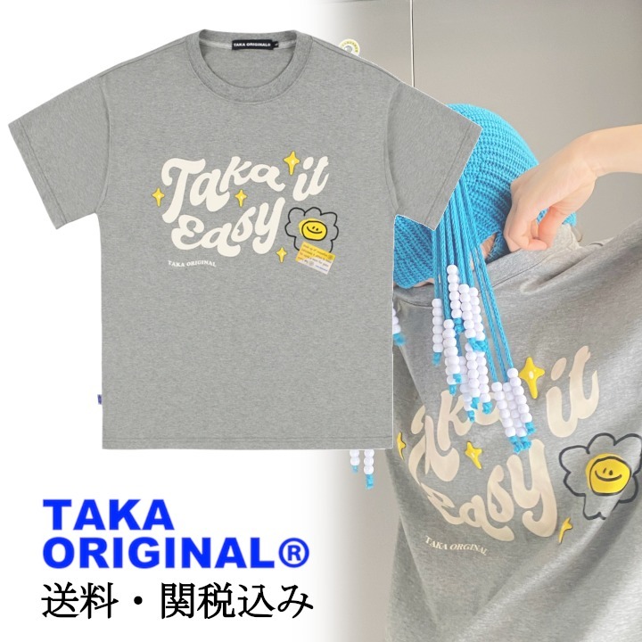 TAKA ORIGINAL★daisy take it easy star print Tシャツ