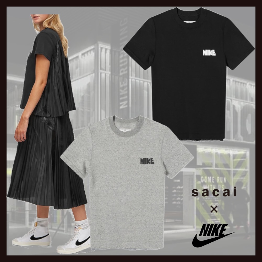 【今日の超目玉】 NIKE X SACAI コラボ フリーストップ☆送関込 Tシャツ・カットソー 【今日の超目玉】 NIKE X SACAI コラボ フリーストップ☆送関込 Tシャツ・カットソー