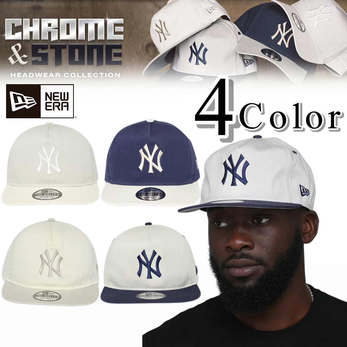 NEW ERA ニューエラ Old Golfer Snapback キャップ 平つば