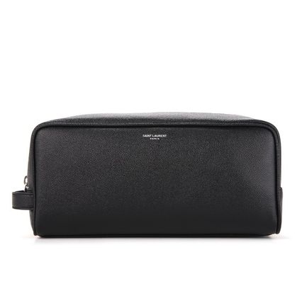 Saint Laurent Clutches Leather Logo Clutches