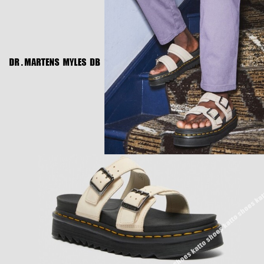 Dr Martens★MYLES DB スライド サンダル★ストラップ★兼用