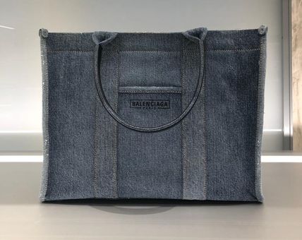 BALENCIAGA トートバッグ 【BALENCIAGA】オーガニックコットン CANVAS トート デニム(2)