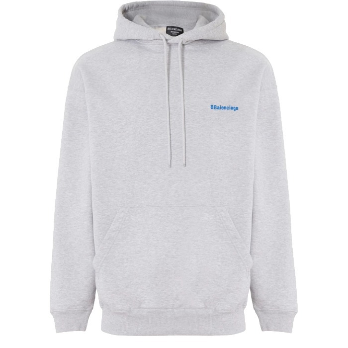 早期完売☆BALENCIAGA BB CORP ミディアムフィット パーカー/New