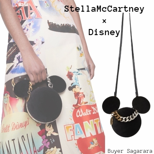 品質満点! 【StellaMcCartney×Disney】 Fantasia Mickey velvet ポーチ ショルダーバッグ・ポシェット 品質満点! 【StellaMcCartney×Disney】 Fantasia Mickey velvet ポーチ ショルダーバッグ・ポシェット