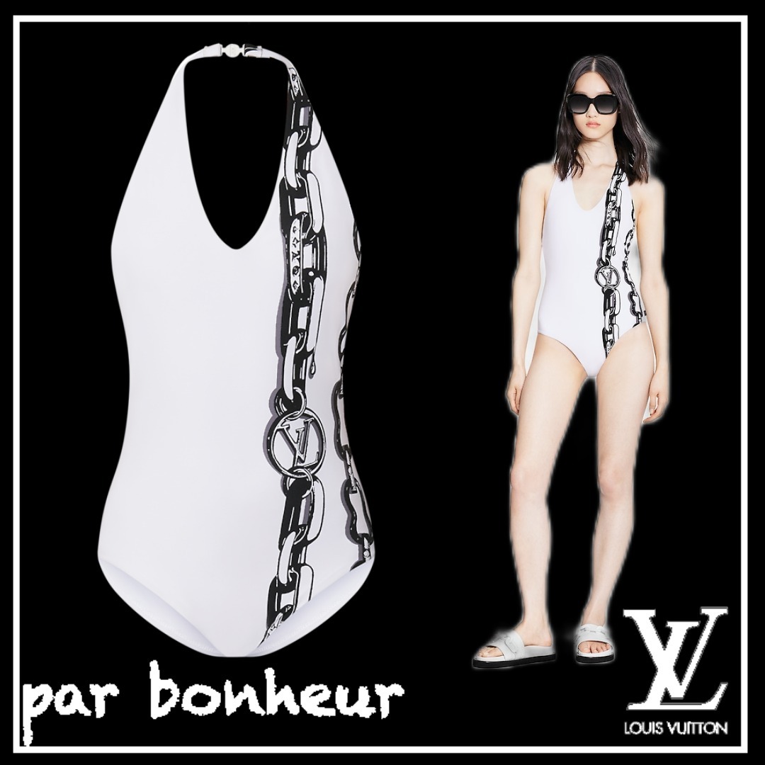 2021最新のスタイル 【日本未入荷】ルイヴィトン CHAIN SWIMSUIT ONE-PIECE PRINT ワンピース水着 2021最新のスタイル 【日本未入荷】ルイヴィトン CHAIN SWIMSUIT ONE-PIECE PRINT ワンピース水着