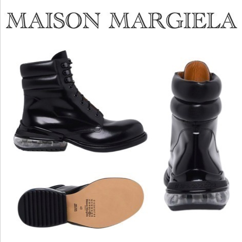 人気の贈り物が 関送込み★Maison Margiela レースアップブーツ HEEL AIRBAG ブーツ 人気の贈り物が 関送込み★Maison Margiela レースアップブーツ HEEL AIRBAG ブーツ