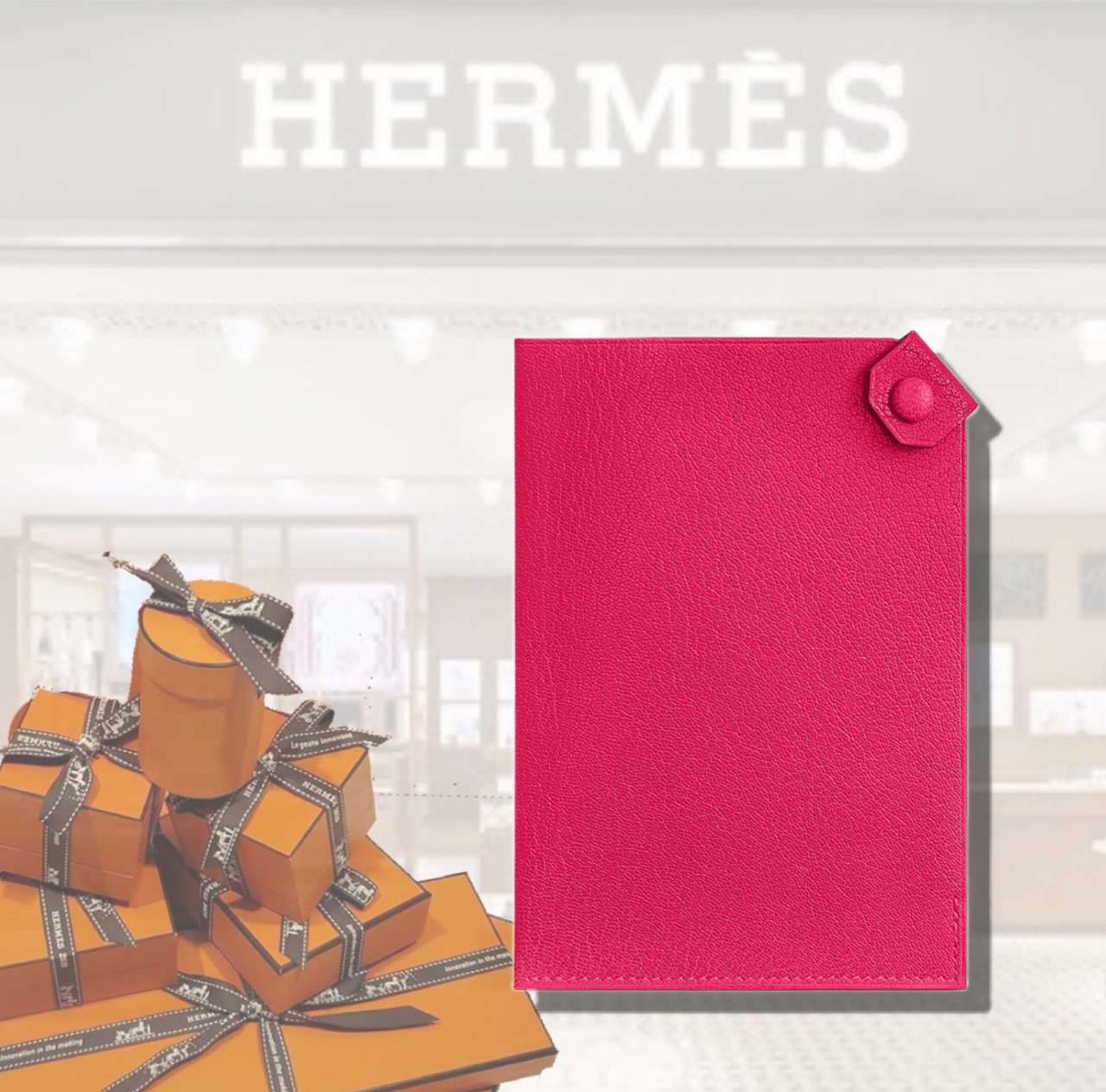 お得セット ◆HERMES◆ 'オシャレ度UP' パスポートケース《ターマック》 パスケース お得セット ◆HERMES◆ 'オシャレ度UP' パスポートケース《ターマック》 パスケース