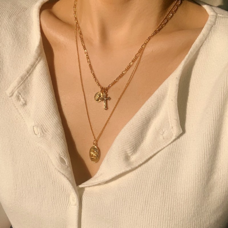 【just LoveR.】Marcel Necklace~ネックレス 2種類SET#TWICE着用 just LoveR.】Marcel Necklace~ネックレス 2種類SET#TWICE着用