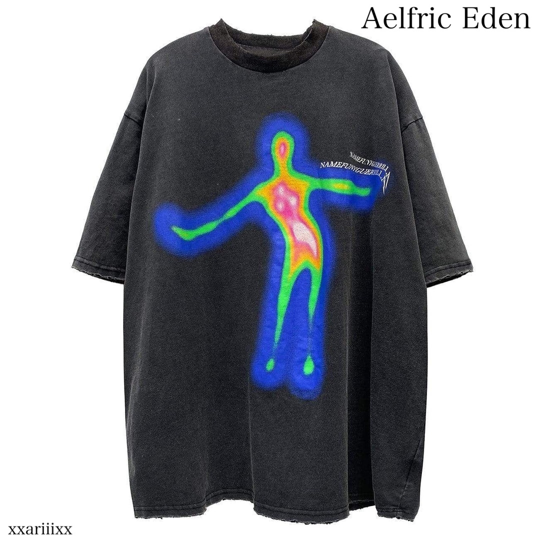 ◆NEW◆Aelfric Eden◆ ポートレート グラフィック Tシャツ