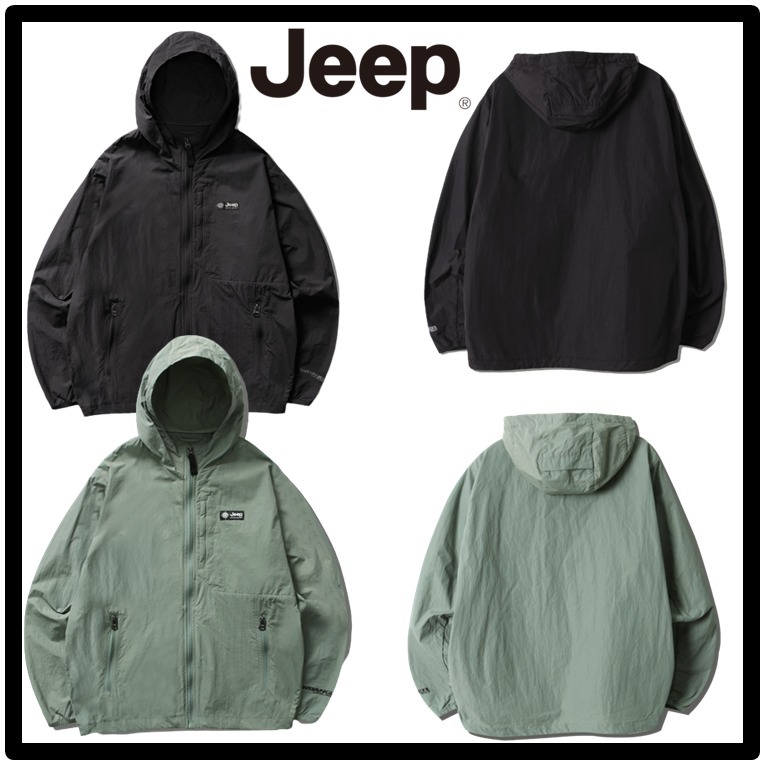 ☆送料・関税込☆JEEP★Signature Logo Windbreaker Set-up★