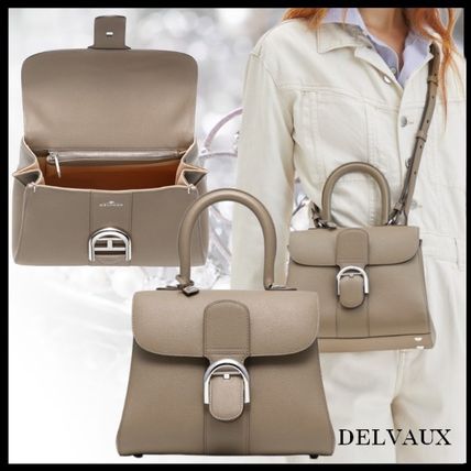 セレブ御用達【DELVAUX】バッグ BrillantPM Taupe ロデオカーフ セレブ御用達【DELVAUX】バッグ BrillantPM Taupe ロデオカーフ