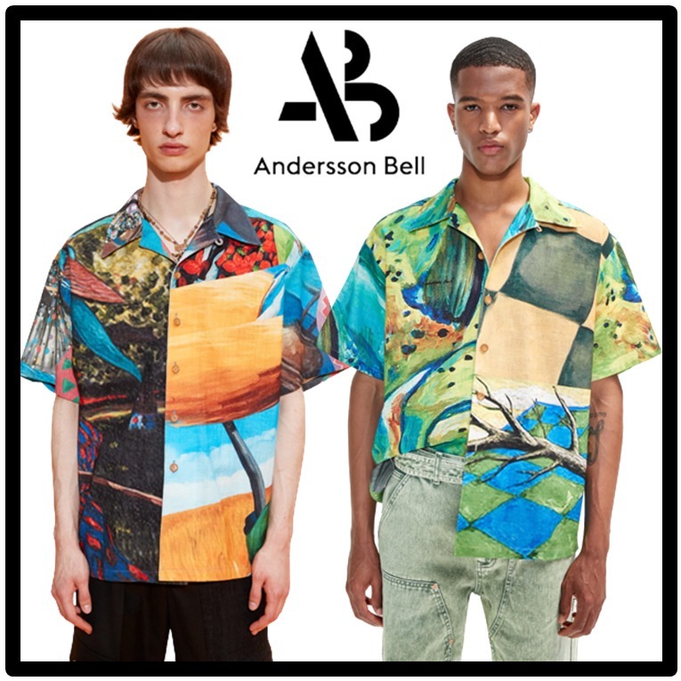 関税込★ANDERSSON BELL★UNISEX IMPRESSIONIST PRINTED SHIR.T 【驚きの価格が実現!】