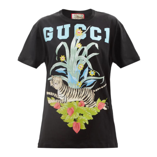 新品、未使用 クリスマスプレゼント ☆GUCCI☆ タイガー コットン T