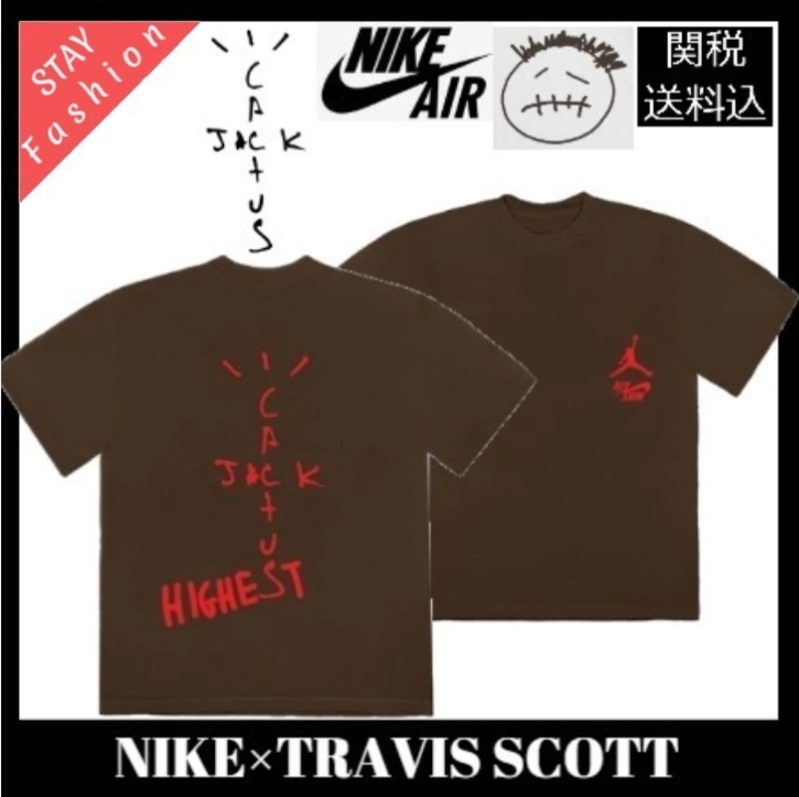 ★入手困難コラボ激レア!Nike×Travis Scott Cactus Jack Tee