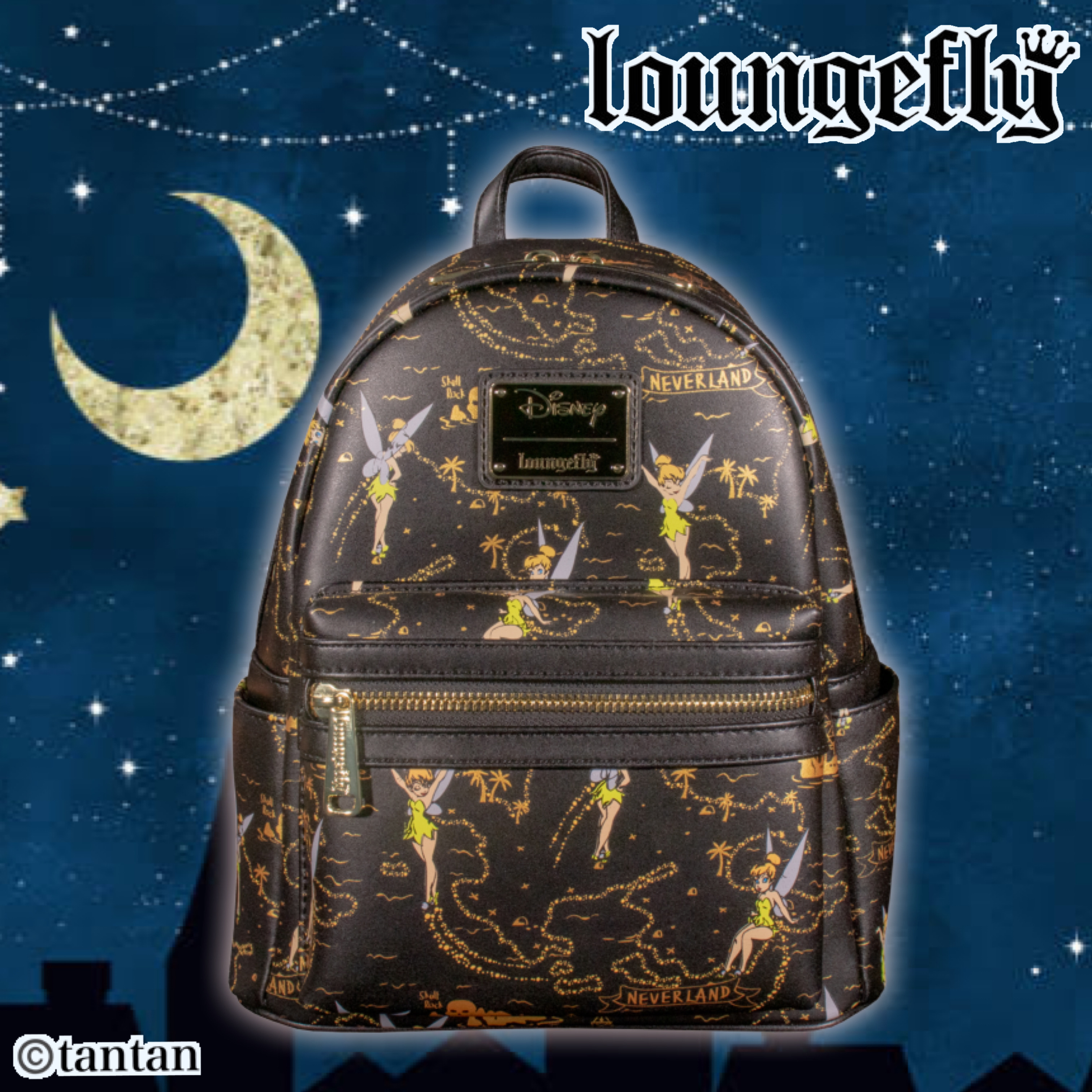 ラウンジフライ loungefly リュック ディズニー ティンカーベル