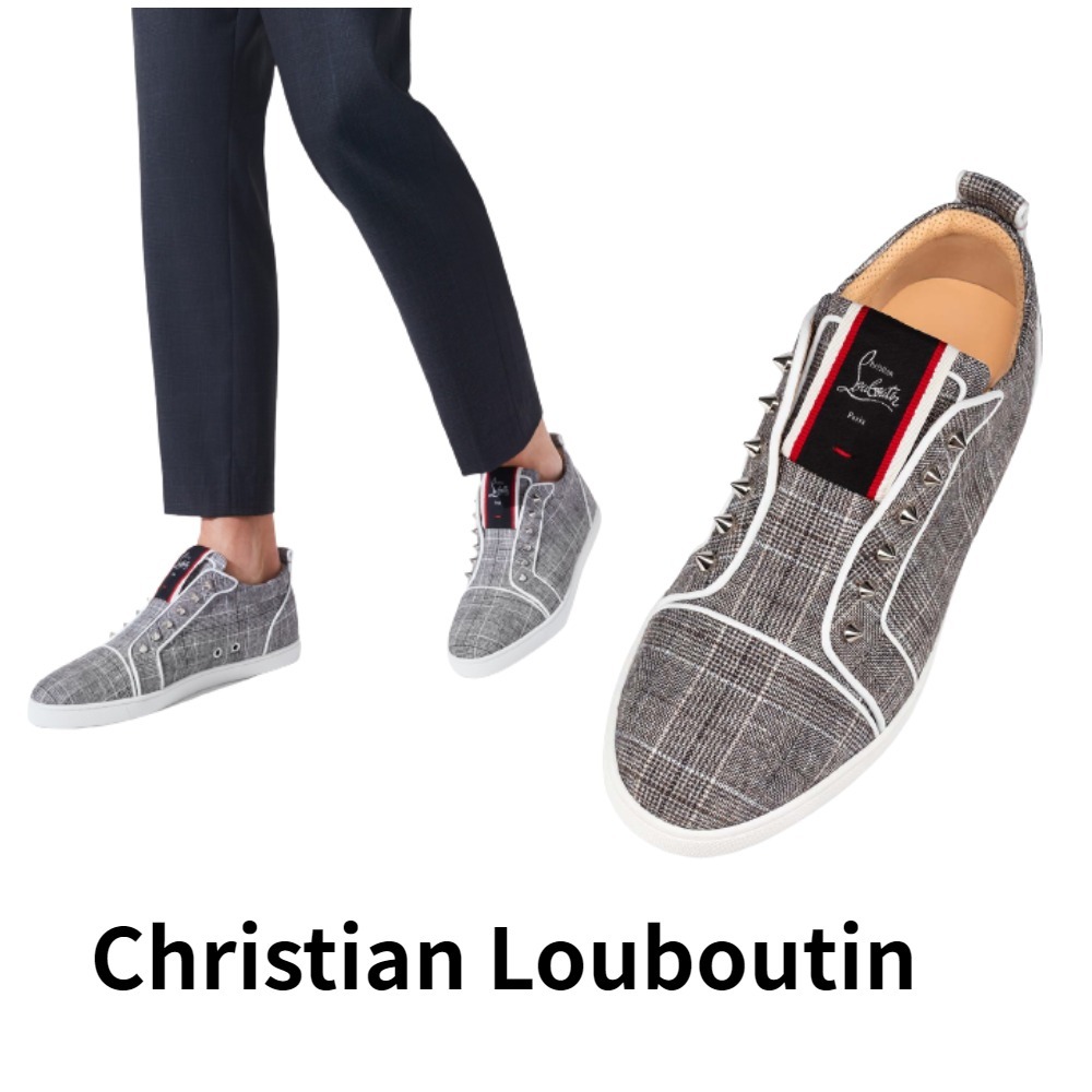 最適な材料 【Christian Louboutin】F.A.V Orlato Avontade Fique スニーカー 最適な材料 【Christian Louboutin】F.A.V Orlato Avontade Fique スニーカー