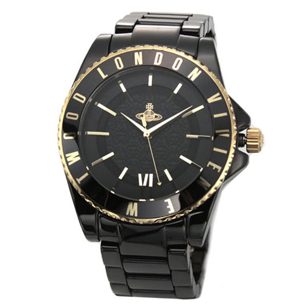 全てのアイテム VWW 腕時計 VV048GDBK セラミック 色:BLACK/GOLD-ブラック アナログ時計 全てのアイテム VWW 腕時計 VV048GDBK セラミック 色:BLACK/GOLD-ブラック アナログ時計