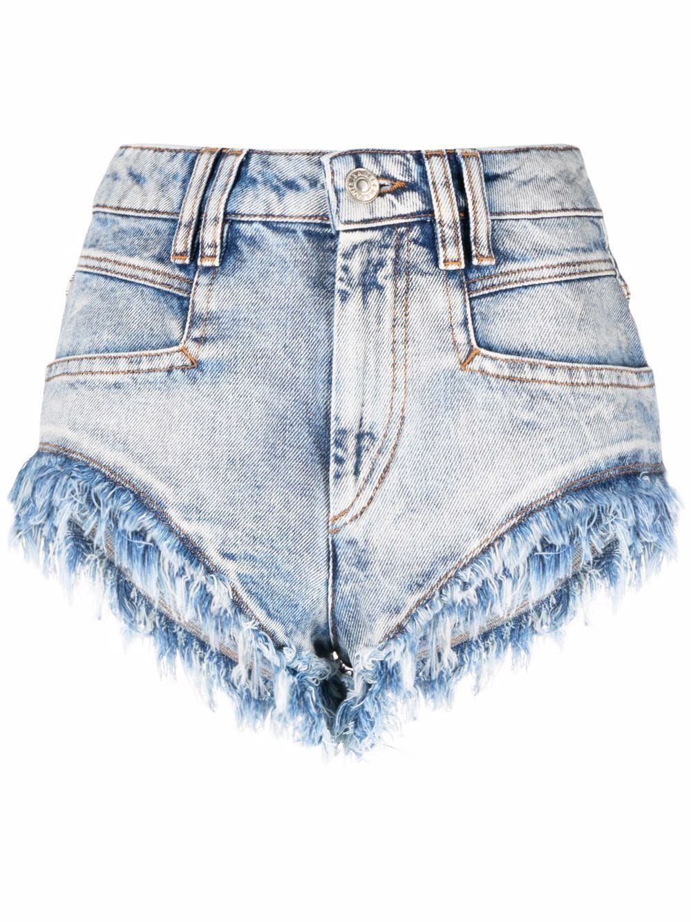 ISABEL MARANT ETOILE ショートパンツ 【ISABEL MARANT ETOILE】Eneidao デニムショートパンツ(6)