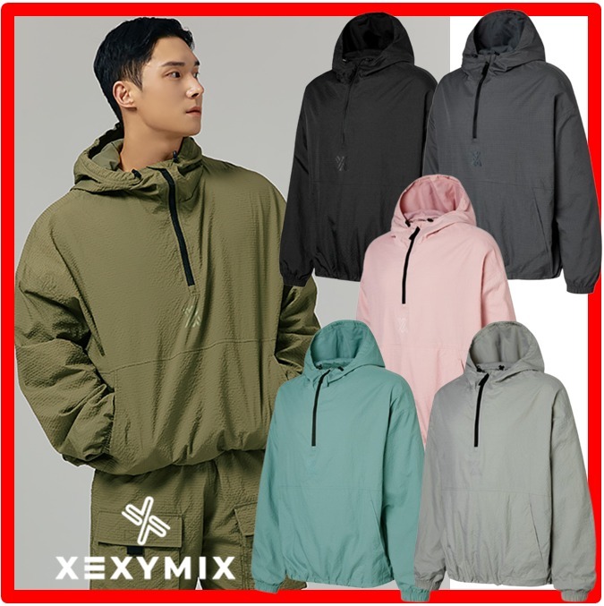 【代引き不可】 ★ジュノ着用★【XEXYMIX】★string hood アノラッ.ク★ anorak マウンテンパーカー 【代引き不可】 ★ジュノ着用★【XEXYMIX】★string hood アノラッ.ク★ anorak マウンテンパーカー