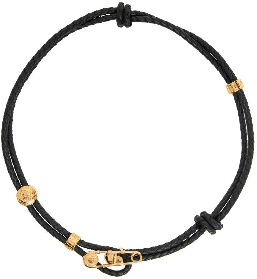 VERSACE ネックレス・チョーカー VERSACE (ヴェルサーチェ) セーフティーピン ネックレス 関税込(3)