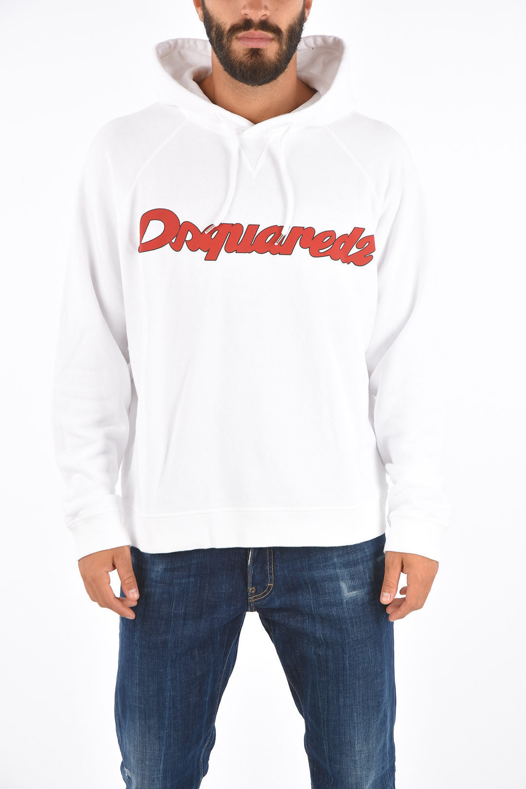 有名ブランド トレーナー DSQUARED2 S74GU0454 100 S25140 パーカー アウトレット限定モデル DSQUARED2☆ロゴパーカ/XXS パーカー