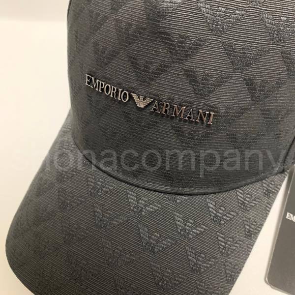 即購入NG】EMPORIO ARMANI キャップ ブラック UNI