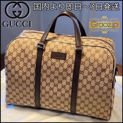 GUCCI MONOGRAM BOSTON BAG