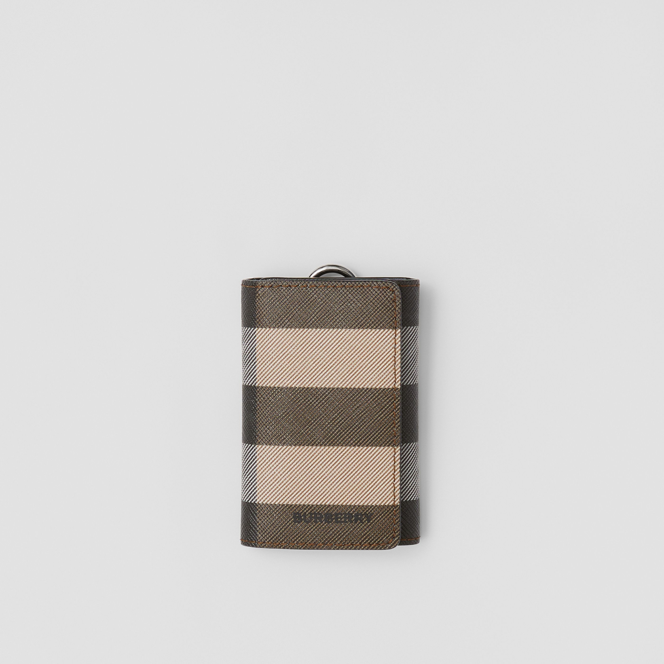 【Burberry】レザーチェックキーケース 【Burberry】レザーチェックキーケース