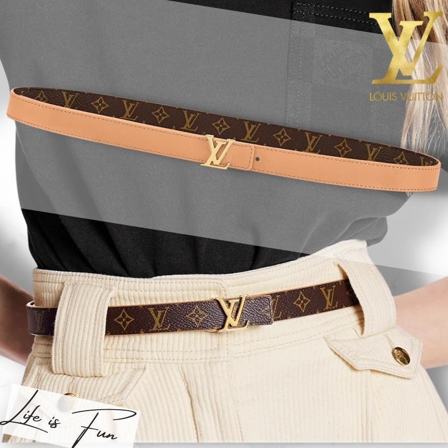 Louis Vuitton LV Iconic 20mm Reversible Belt, Brown, 80