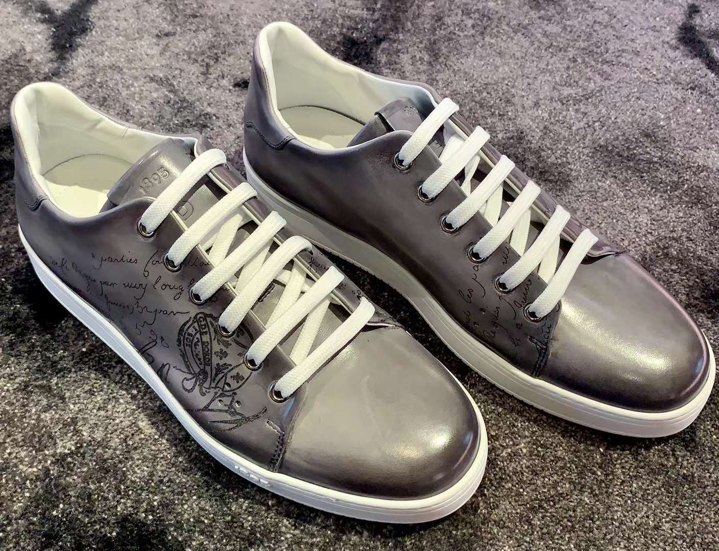Berluti スニーカー 【BERLUTI】プレイタイム スクリット カーフレザー スニーカー(14)