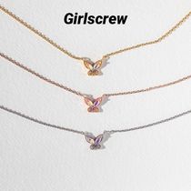 ◆Girlscrew◆ バタフライネックレス 3色 送料込