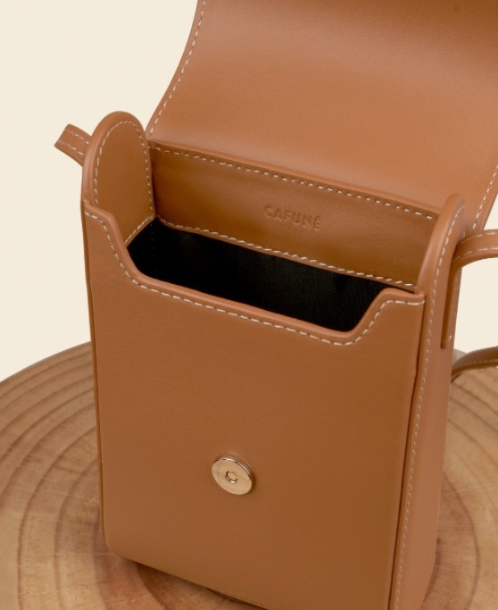 CAFUNE/TRUNK BOX レザースマホショルダー/ポシェット/ポーチ CAFUNE/TRUNK BOX レザースマホショルダー/ポシェット/ポーチ