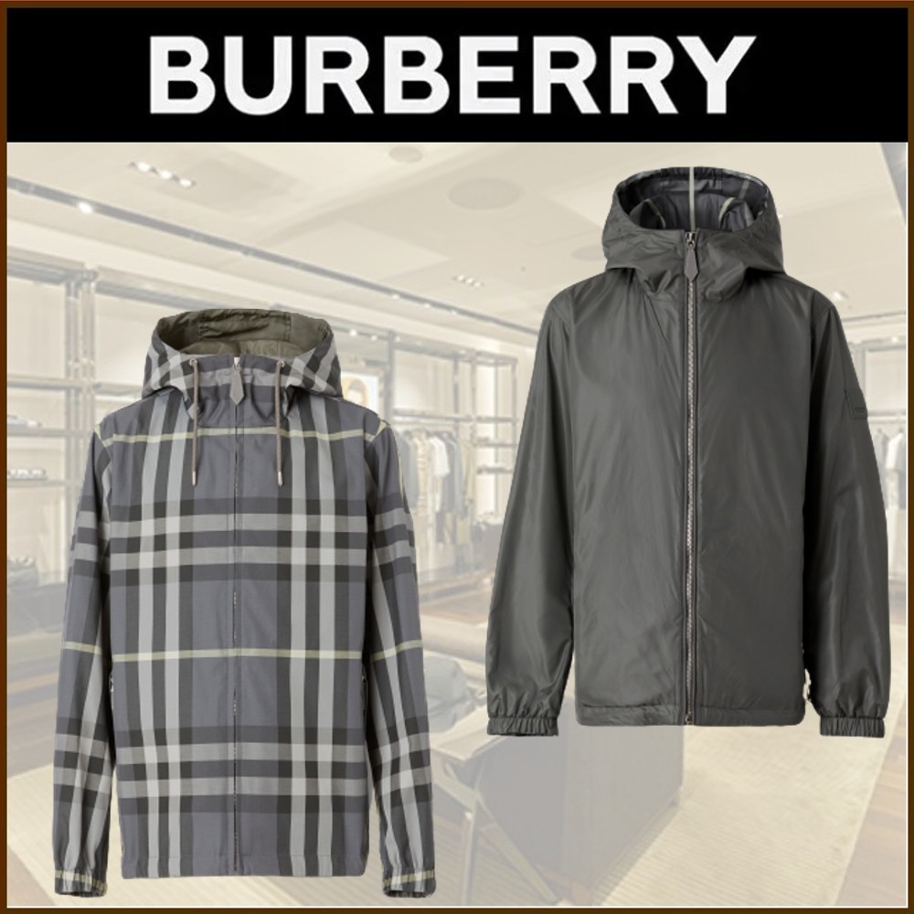 22SS◆リバーシブル◆BURBERRY◆リバーシブルチェックジャケット 春夏新作