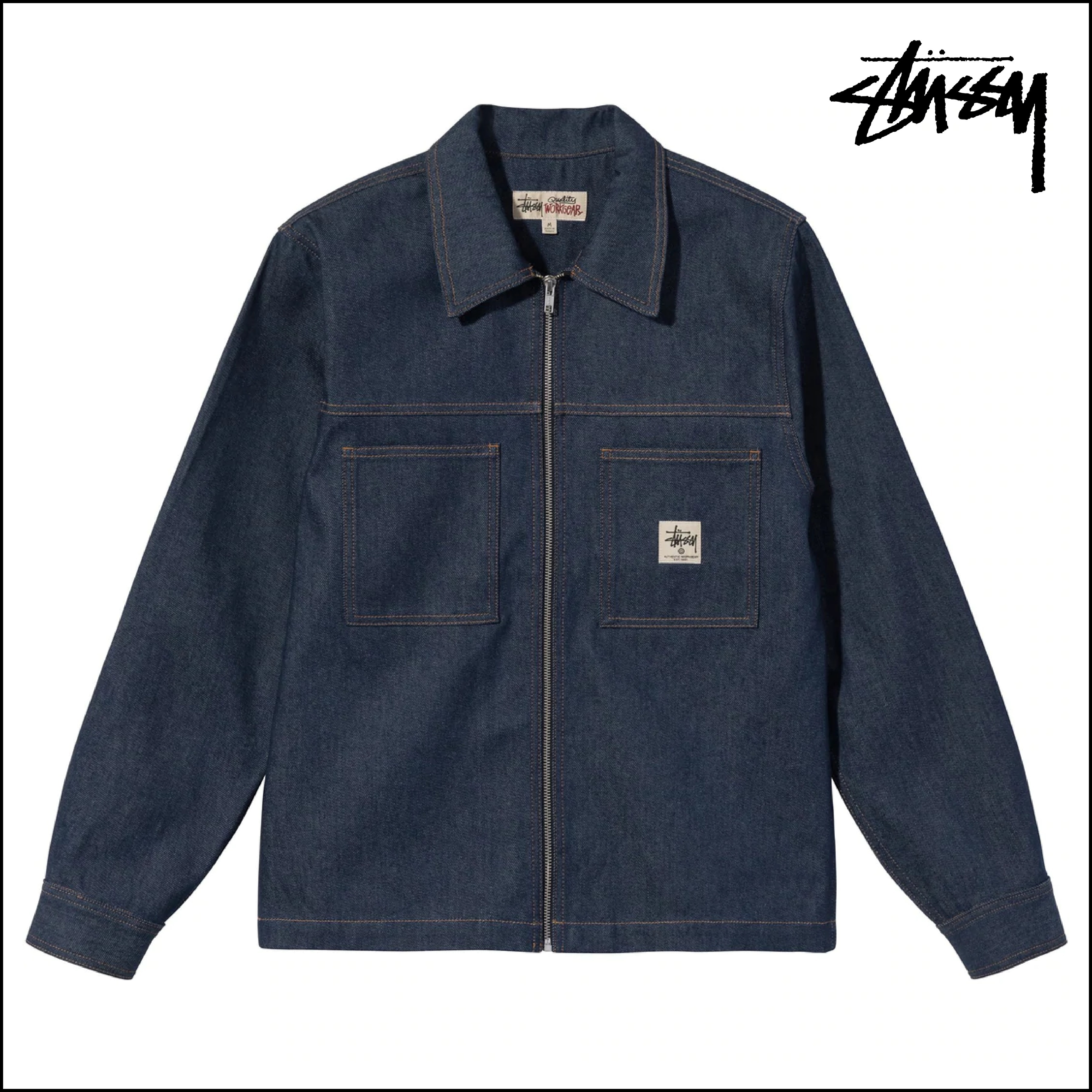 【福袋セール】 【STUSSY】*新作* ジャケット《米国発/送関込》 UP ZIP DENIM デニムジャケット 【福袋セール】 【STUSSY】*新作* ジャケット《米国発/送関込》 UP ZIP DENIM デニムジャケット