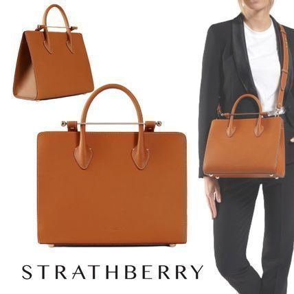 STRATHBERRY Totes Casual Style 2WAY Plain Party Style Office Style