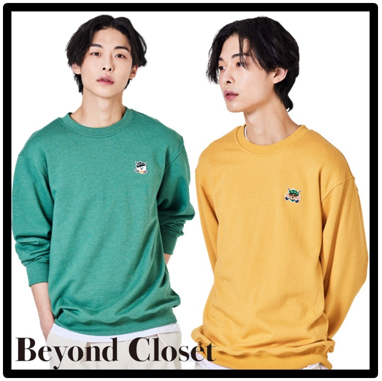 ★関税込★Beyond Closet★B.C.C.C WAPPEN COTTON SWEAT SHIRTS