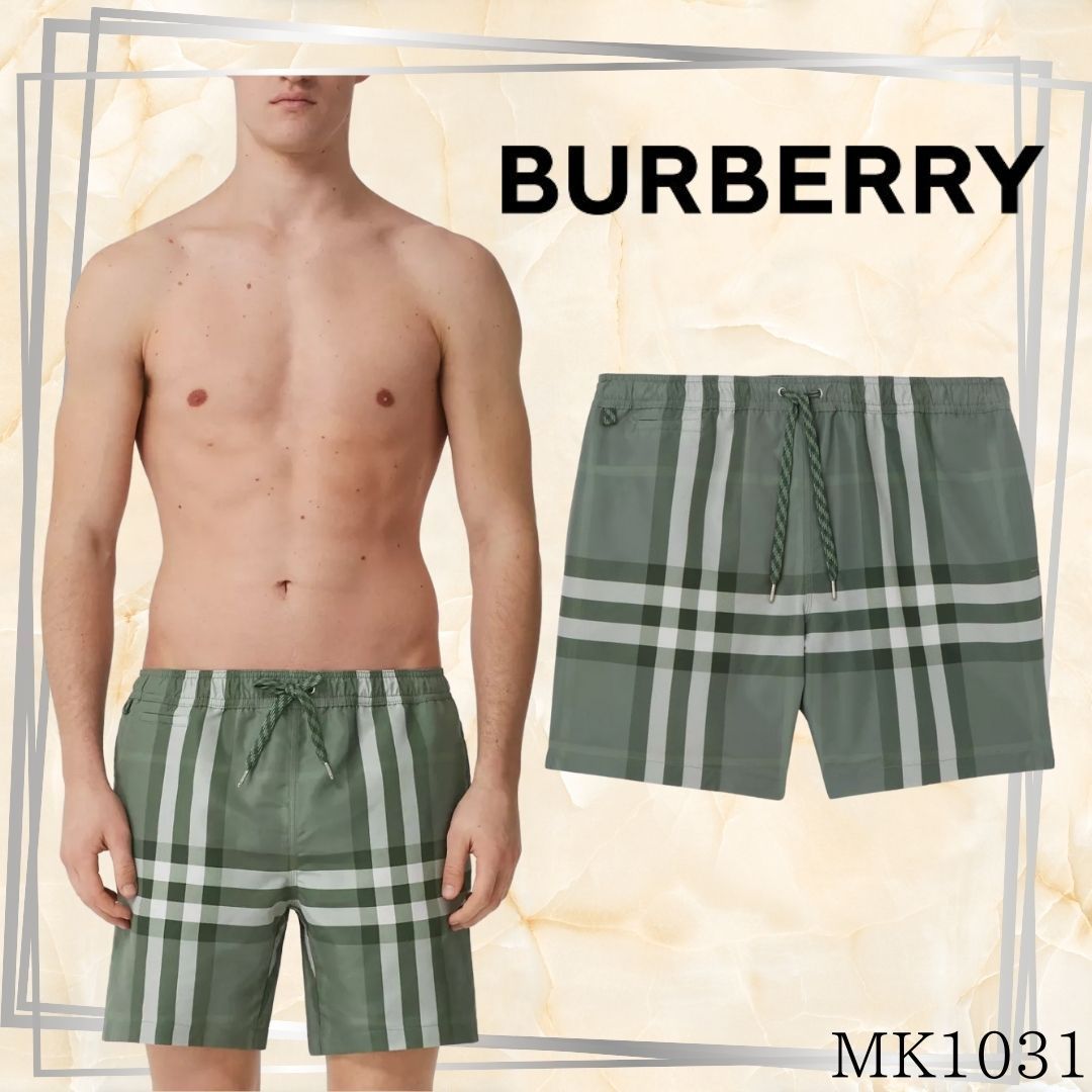 全国宅配無料 【BURBERRY】直営店☆ タータンチェック スイム 全国宅配無料 【BURBERRY】直営店☆ タータンチェック スイム